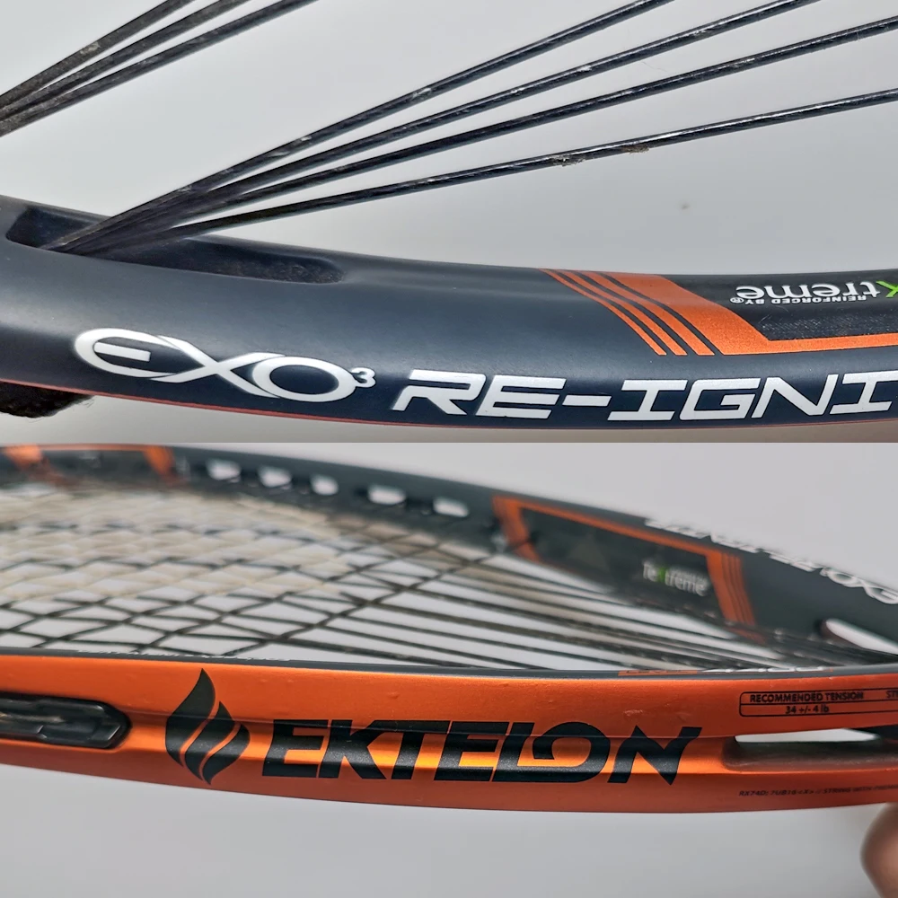 RACKETBALL RACKET EKTELON EXO3 RE-IGNITE 180 ESP POWER LEVEL 4400 textreme