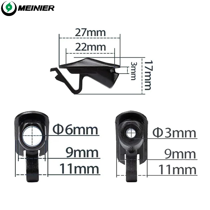 6 stücke Fahrrad interne Kabel führung Rahmen Stecker Fahrrad bremse Umwerfer Schalthebel Gehäuse Ösen Kabel führung