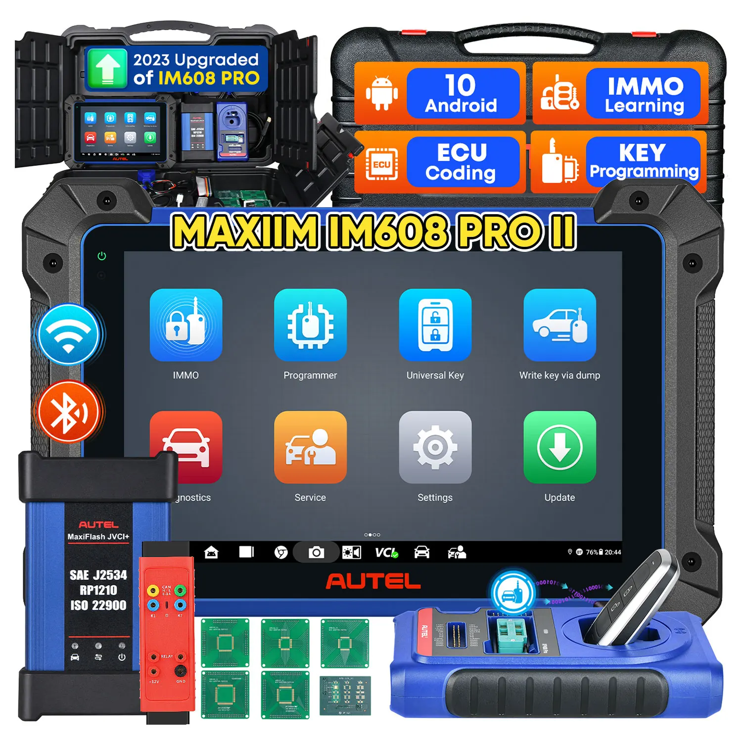 Maxiim IM608PRO II IMMO Universal Diagnostic Tool Car Automotive IM608 IM608S PRO Key Programmer Altar IM608 PRO2 Scanner