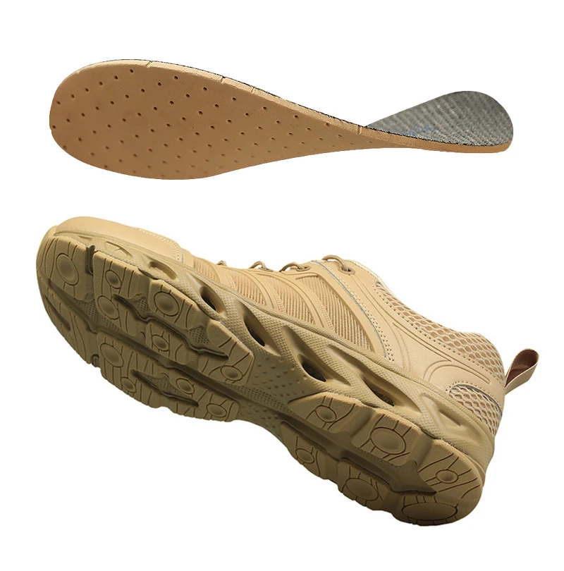 Outdoor Ultralight Wading Tactical Hiking Shoes Camping Fishing Upstream Shoes Summer Breathable Mesh Amphibious Sports Shoes