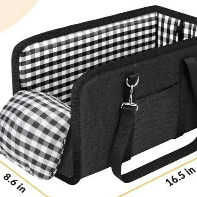 

Large Portable Anti-Collapse Breathable Pet Dog Car Booster Seat Dog Car Travel Seat