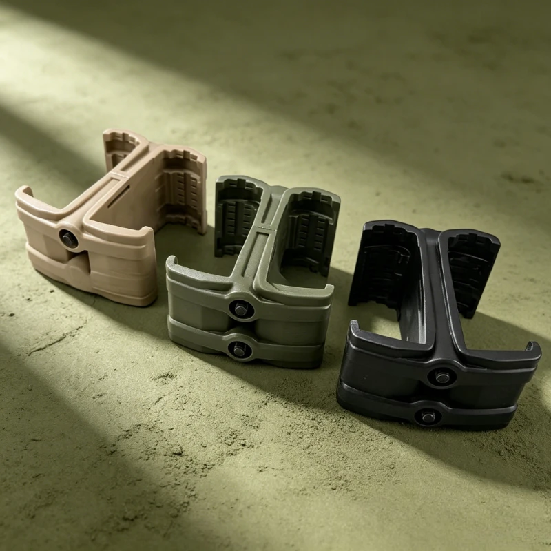 2026 New Nylon clip parallel coupler double egg clip parallel coupler soft elastic toy accessories