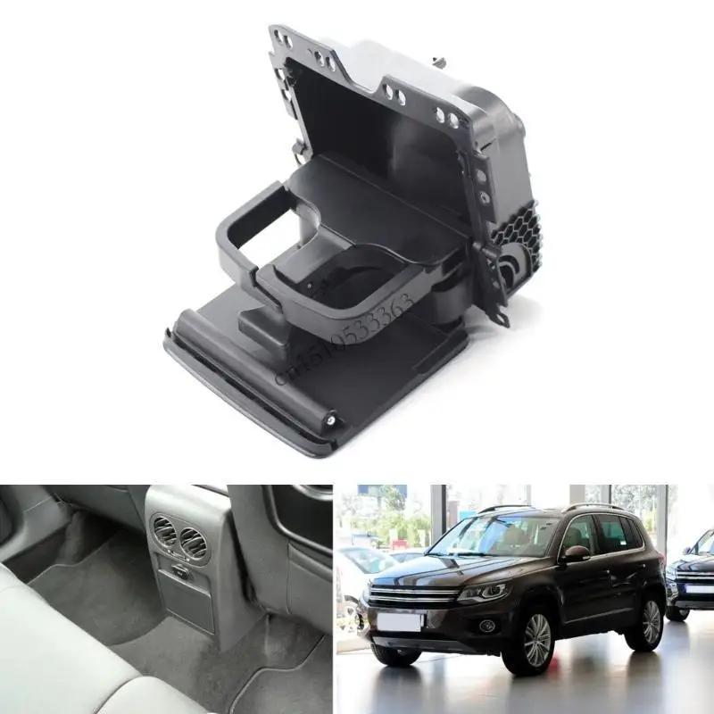 

090E Rear Armrest Cup Holder Car Central Console Cup Holder Rear Cup Holder Compatible for PLUS 2012-2014 Vehicle Car