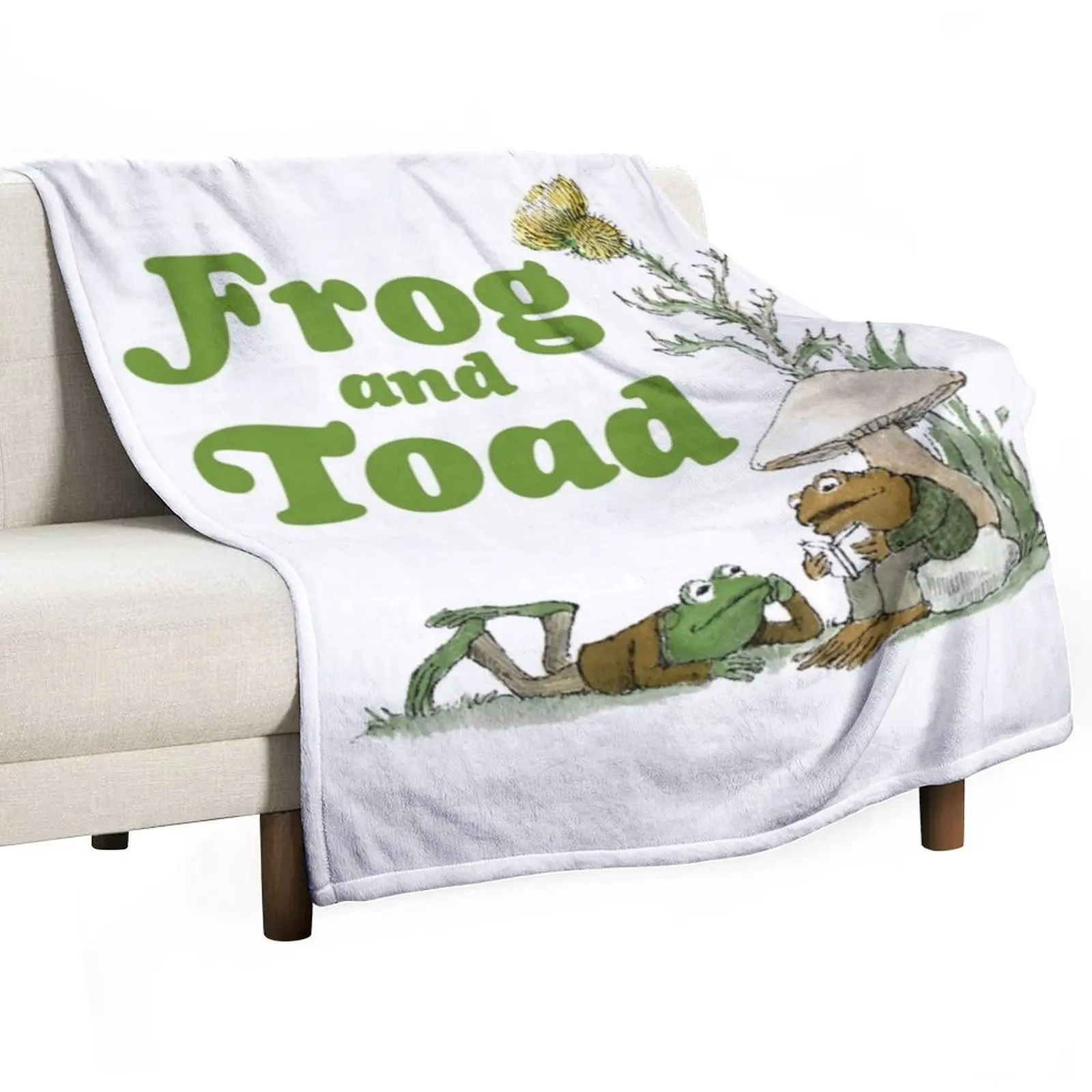 Frog And Toad Throw Blanket Lightweight Warm Blanket for Travel Camping