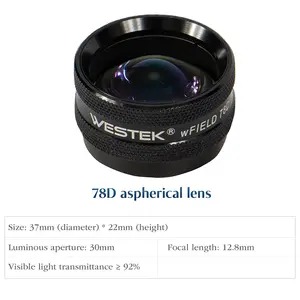 GHOTHOUDOUD-OPTISCHER Highlight des Instruments zur Untersuchung der Schlitzlampe, der asphärischen Netzhautlinse des Fundus, der ophthalmischen Diagnose, 78d oder 90D 6 Hauptverkäufe Augenlinsen mit Prisma - №6
