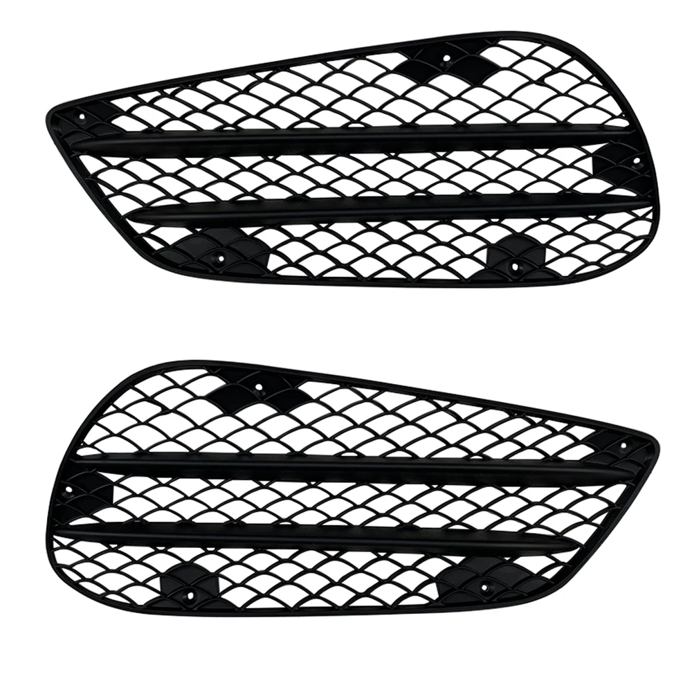 For Mercedes-Benz E-Class W212 E63 AMG Line Sport 2013-2015 Front Bumper Fog Light Air Intake Vent Frame Grille Hood Cover Trim