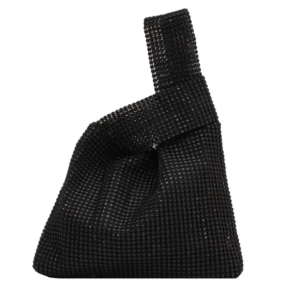 Fashion Simple Dinner Bag New Fashion Rhinestone Dinner Handbag Bag Simple Personality Bag Evening Tote Bags Rhinestone D2E7