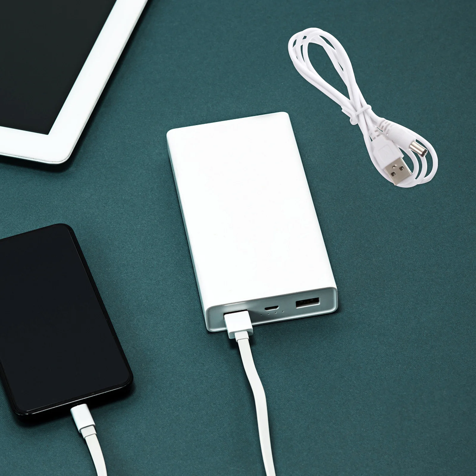 10 قطعة 5.5x2.1 مللي متر USB إلى تيار مستمر كابل شحن الأبيض الجهد الزائد حماية التيار الزائد الحبل USB إلى تيار مستمر كابل شحن