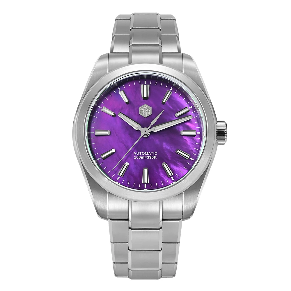 San Martin 39mm Miyota 90S5 MOP Zifferblatt Männer GADA Armbanduhr Automatische Uhren Mechanische BGW-X1 10Bar Leuchtende SN0144GX-4/7 9