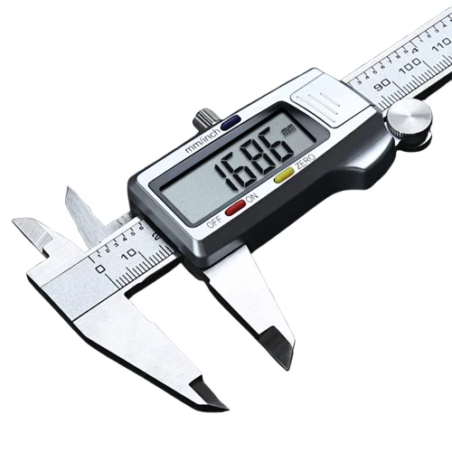 6-Inch/150mm Digital Vernier Caliper, Stainless Steel Construction, Precise & Low Measurement Deviation