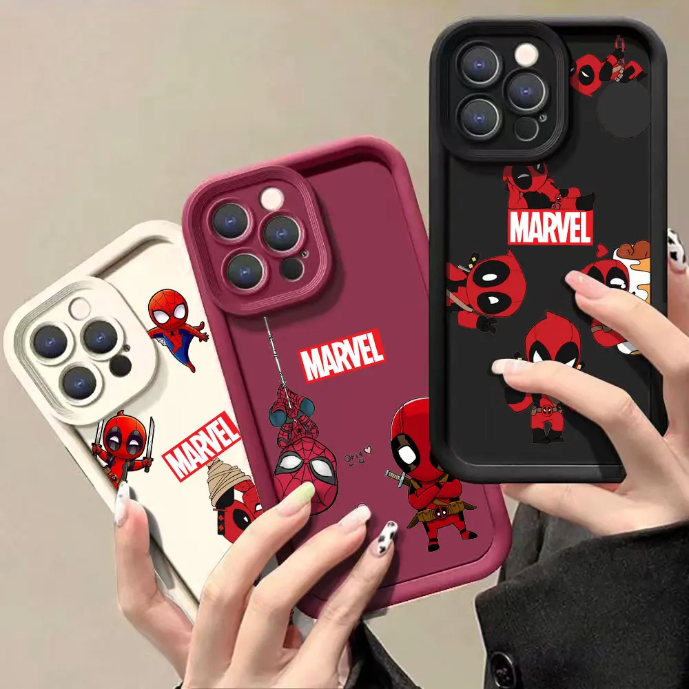 

Funny Marvel Deadpool Spider Man Case For OPPO A98 A96 A94 A93 A92 A52 A78 A76 A74 A72 A58 A57 A55 A54 A53S S53 A38 A31 5G Cover