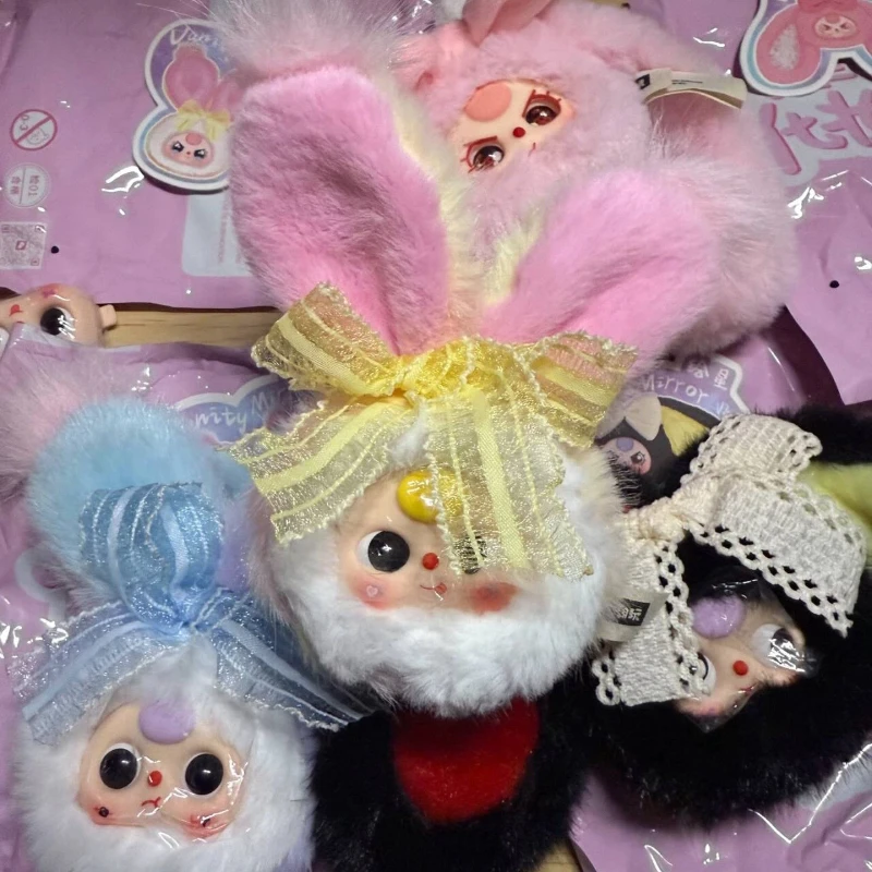 

New Genuine Baby Three Vanity Mirror V2 Plush Charm Blind Box Doll Toy Bag Charm Mystery Box Gift For Girls Cute Mirror Toy