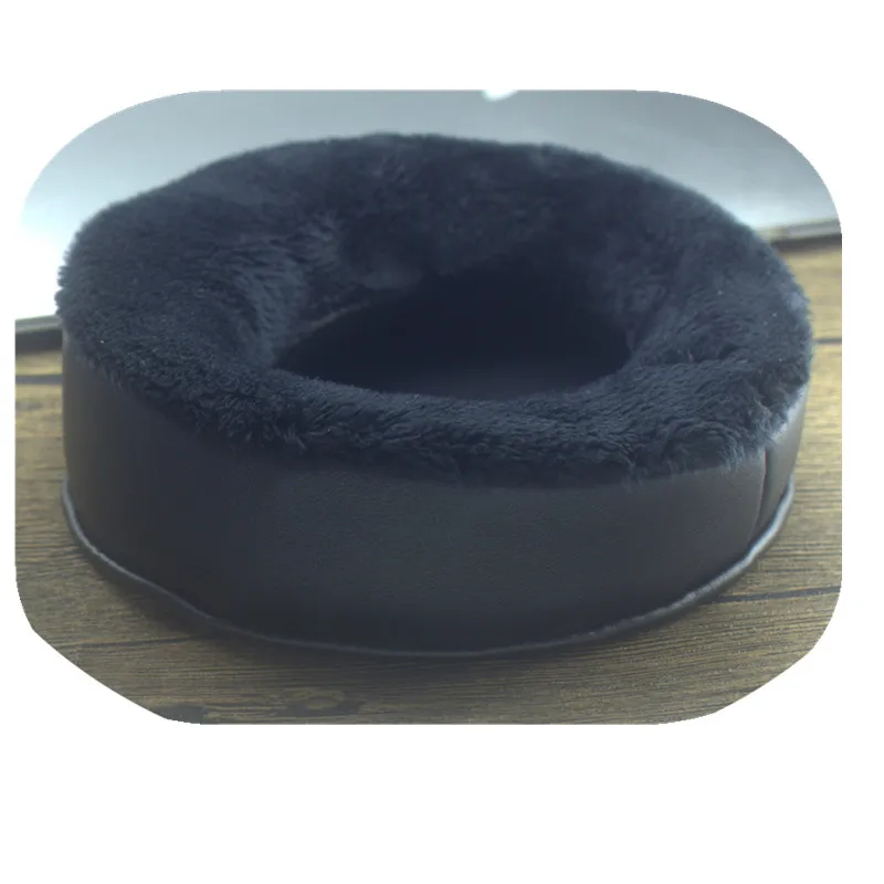 2 pz Tessuto Velluto Angolato Earpad Rotondo 80 MM 85 90 95 100 MM 105 110 MM Cuffia Auricolari Copertura Auricolare Cuscino In Schiuma Paraorecchie
