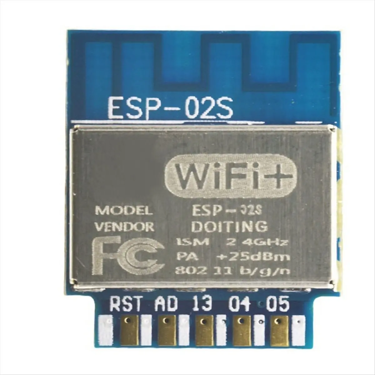 10 قطعة ESP-02S وحدة واي فاي المسلسل الذهبي إصبع حزمة ESP8285 نقل لاسلكي شفاف ل ESP8266 #5