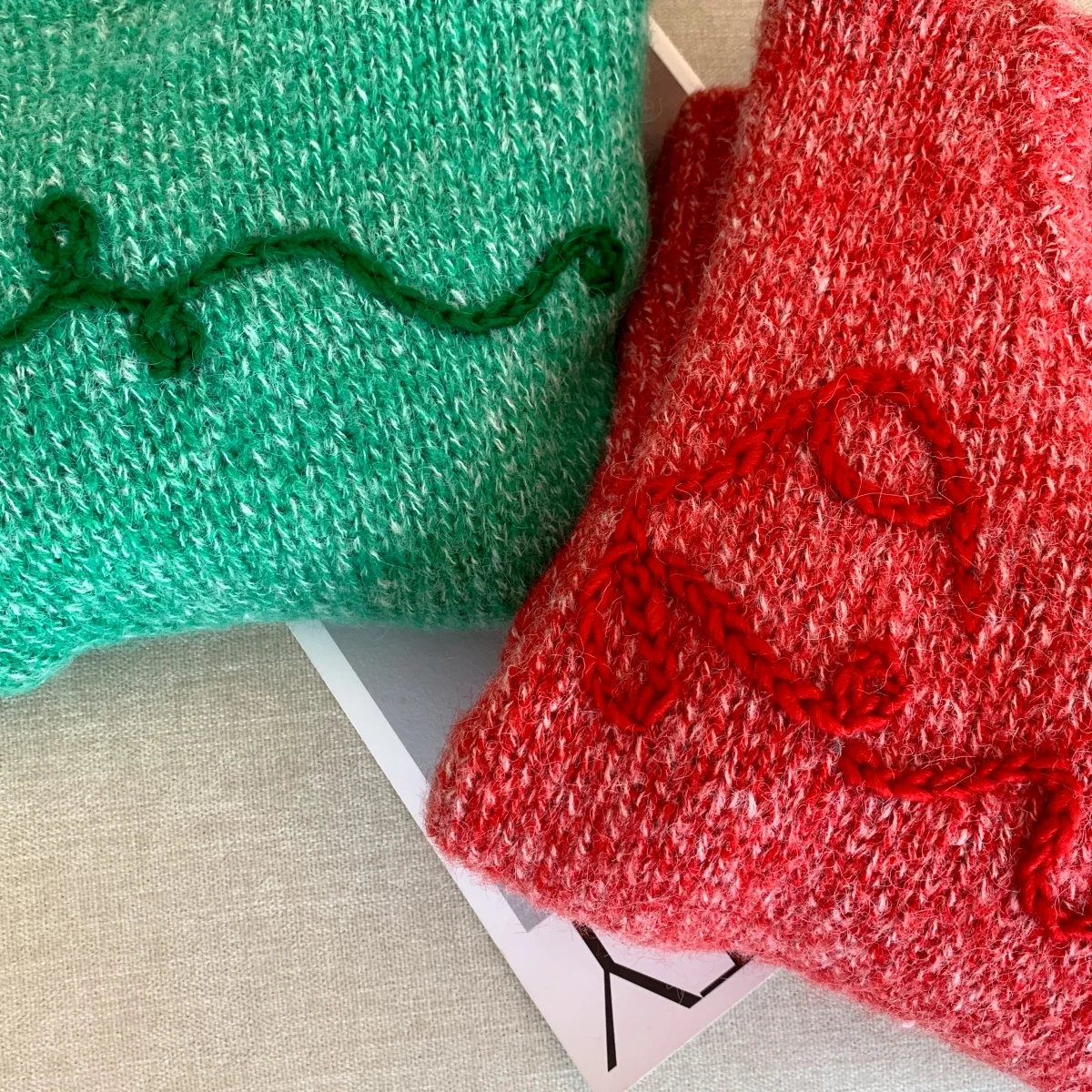 Dames groene gebreide trui O-hals trui Vintage jaren 2000 Koreaanse trui gebreide lange mouwen kasjmier trui voor dameskleding 2025