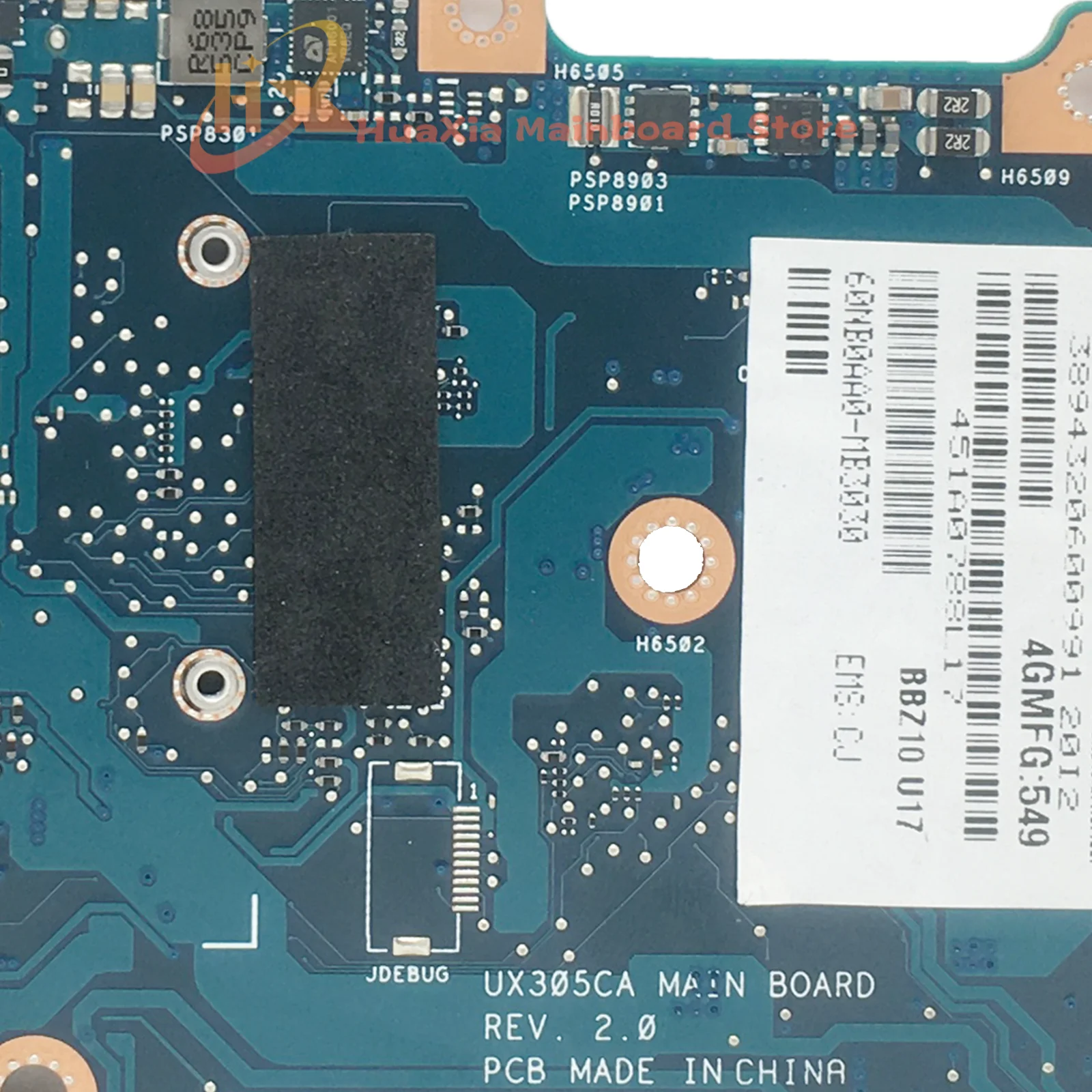 Mainboard For ASUS Zenbook UX305CA U305CA UX305C Laptop Motherboard M3 M5 M7 RAM-4GB/8GB