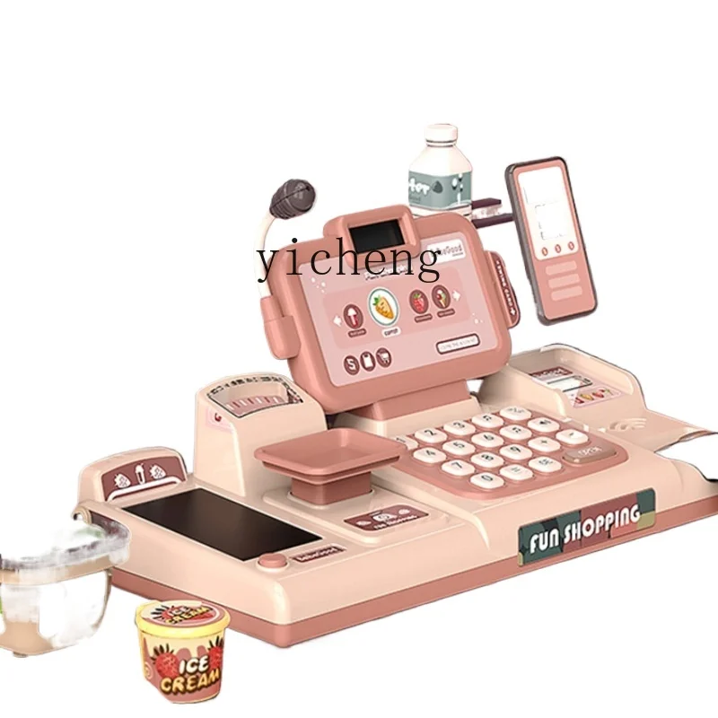 

XL Simulation Supermarket Cash Register Girls Playing House Toy Baby Kitchen Cash Register