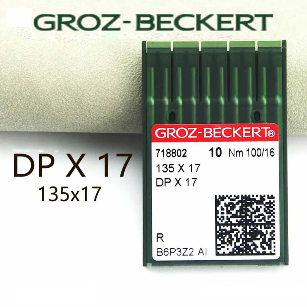 100PCS Sewing Machine Needles GROZ-BECKERT 135X17 DPX17 GEBEDUR Heat Proof Titanium Needle ForMulti-Needle Flat Sewing Machine