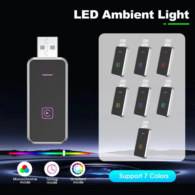 Daily Auto Direct Plug-In Wired To Wireless Carplay Android Auto Box Car Two-In-One MINI Carplay Box Plug And Play