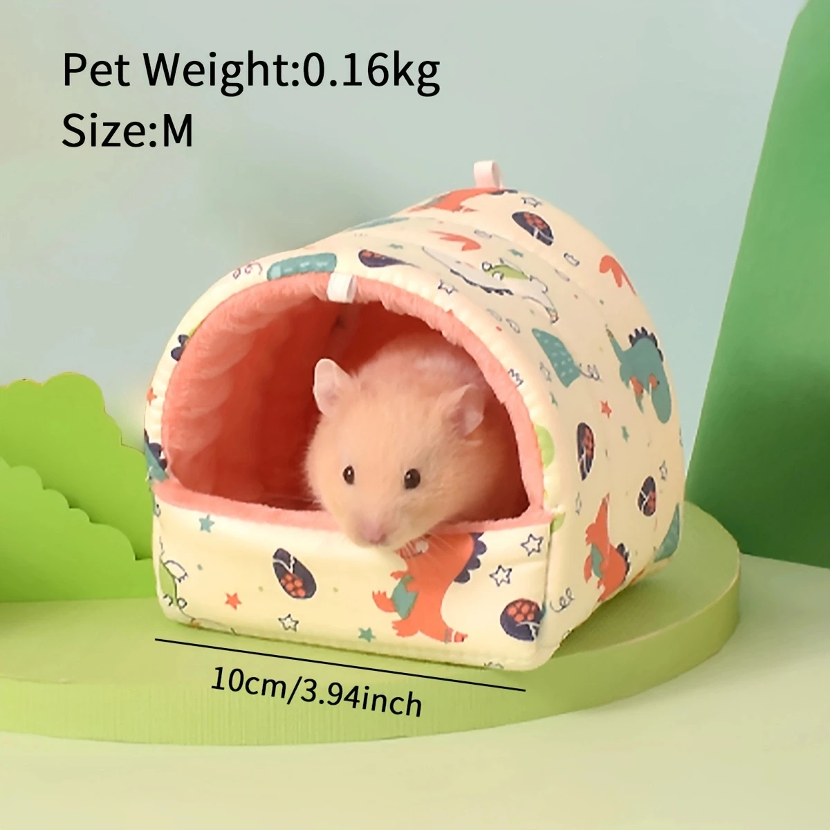 1pc-Hamster Nest Hamster Winter Supplies Cute Pet Bird\'s Nest with Velvet and Warm Cotton Nest Little Pet Parrot\'s Nest