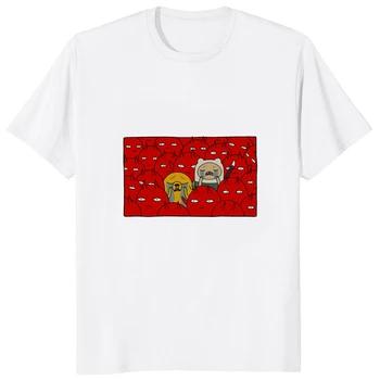 2024 어드벤처 타임 3D 만화 티셔츠, 재미있는 캐주얼 티셔츠, 멋진 티셔츠, 남녀공용 상의, 크기 100-6XL  Best5