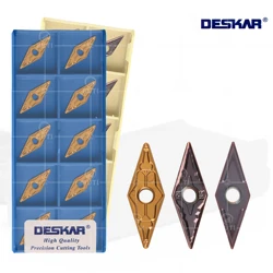 DESKAR 100% Original VNMG160404 VNMG160408 MS HS LF6018 LF6118 LF9018 Turning Tool Numerical Control Lathe Cutter Cutting Blade