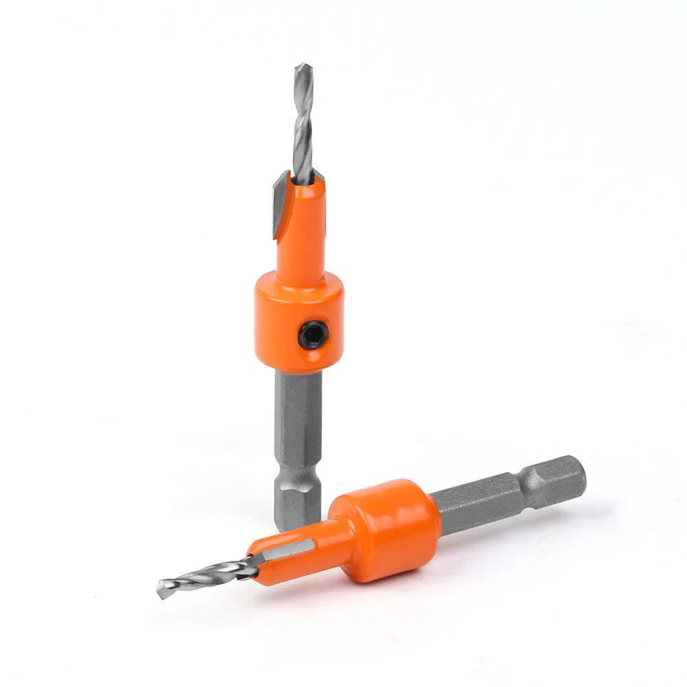 HSS Verzinkboor Router Bit Set Hex Shank Schroef Extractor Remon Sloop voor Hout Frees Houtbewerking Gereedschap