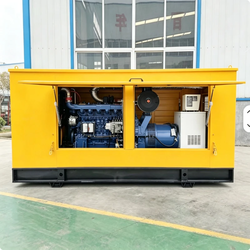 Customized Water Cooled Diesel Generator Set Heavy Duty Industrial Grade Three Phase Electric Start Remote Control