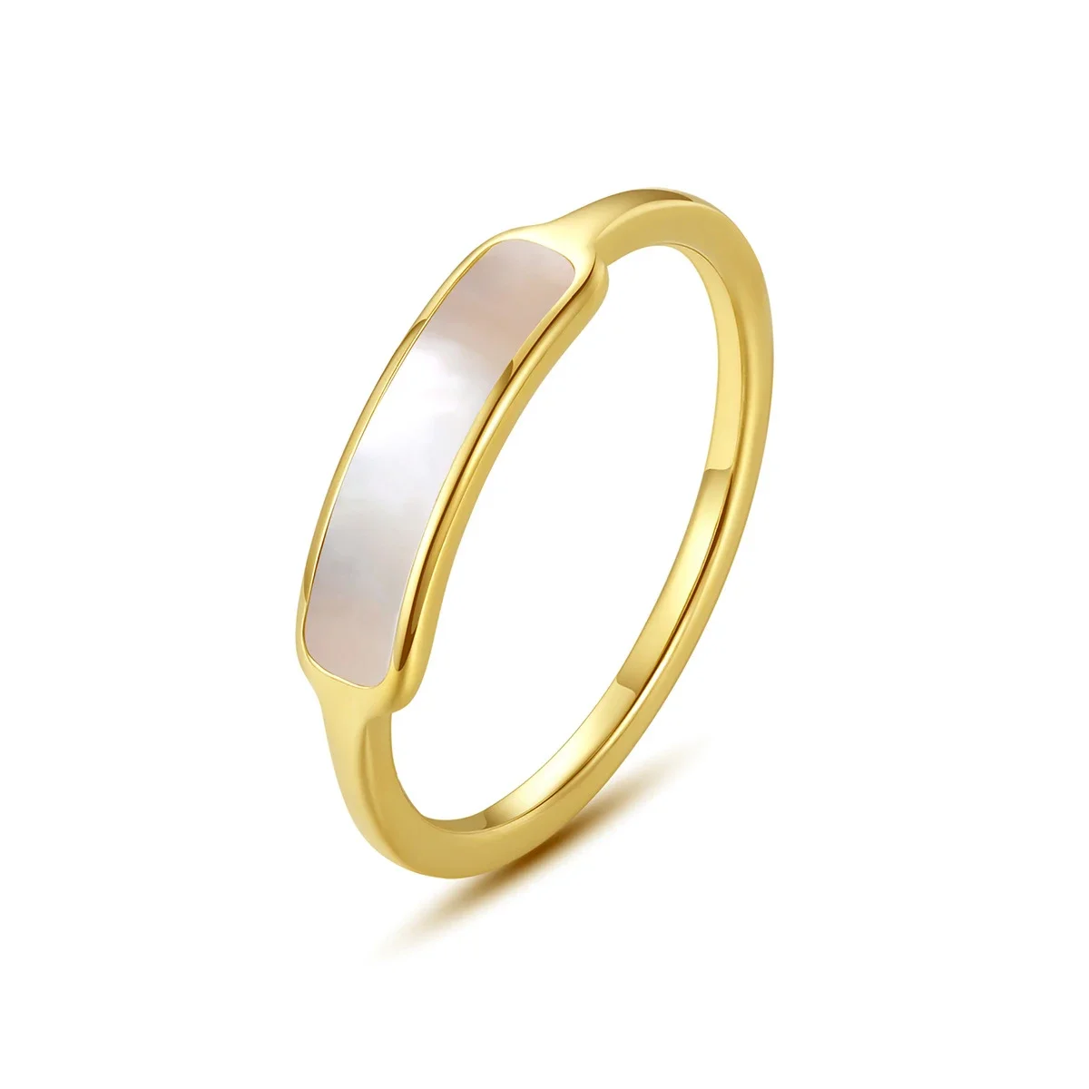 Women Stainless Steel Jewellery Gold Color Girls Ses Sheel Rings Trendy Rings for Women