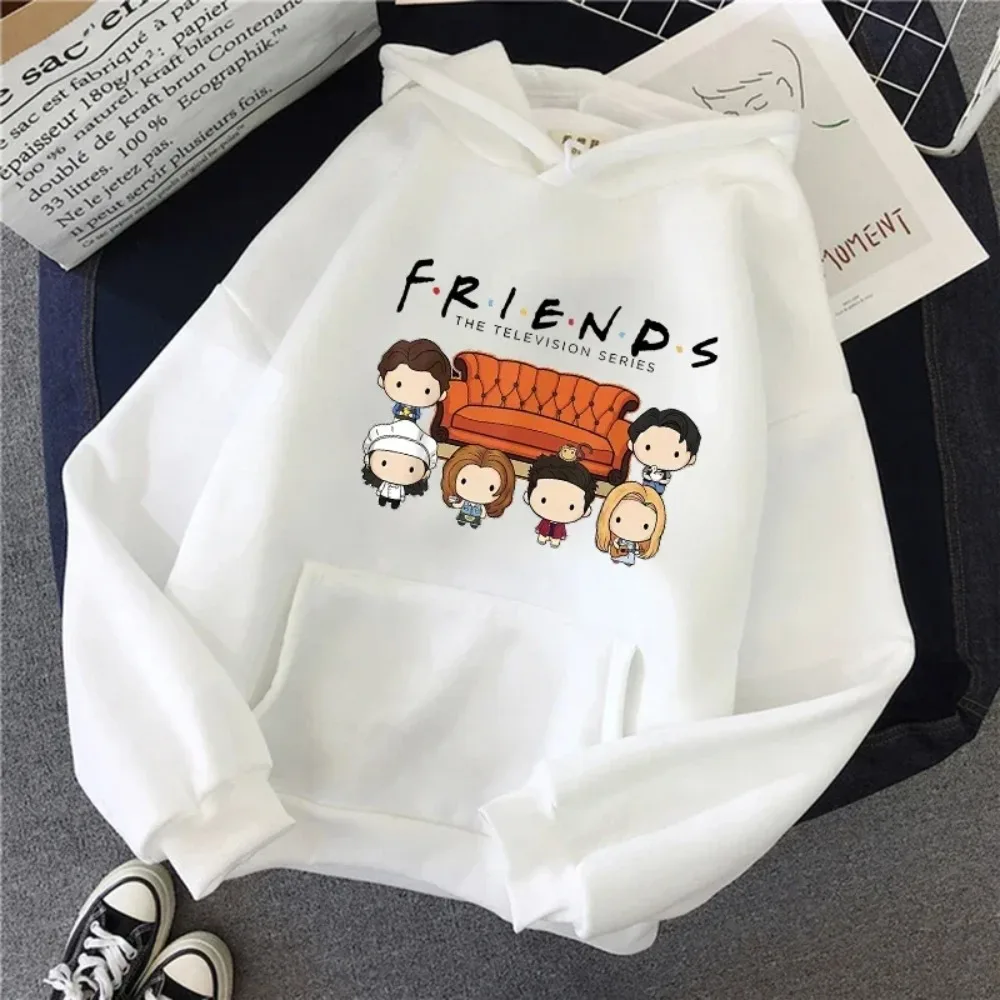 Friends TV-Show Hoodies für Frauen Lustige Friends Hoodies Ullzang Grafik Vintage Mode Lässiger HipHop Pullover Harajuku Unisex – Detail 6