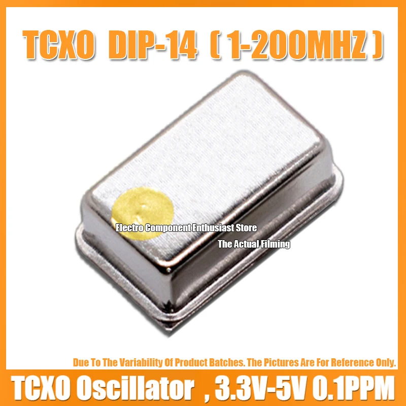 TCXO Full-Size 40M 40MHZ 40.000MHZ Rectangular Temperature Compensated Crystal Oscillator DIP-14 High Precision 3.3V-5V ±0.1PPM