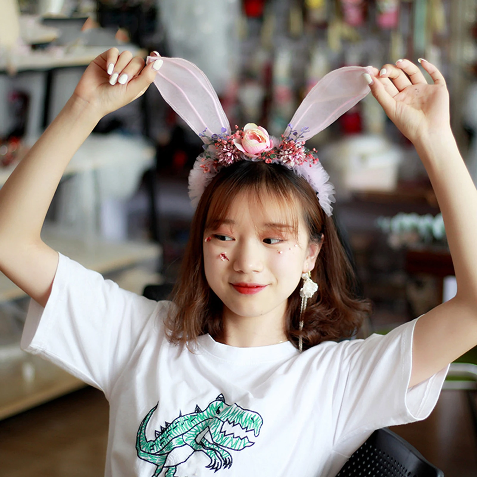 

Rabbit Ear Headband Bunny Ears Headdress Party Hair Hoops Accessories Lightweight Perfect Size Easter Masquerade Carnival New