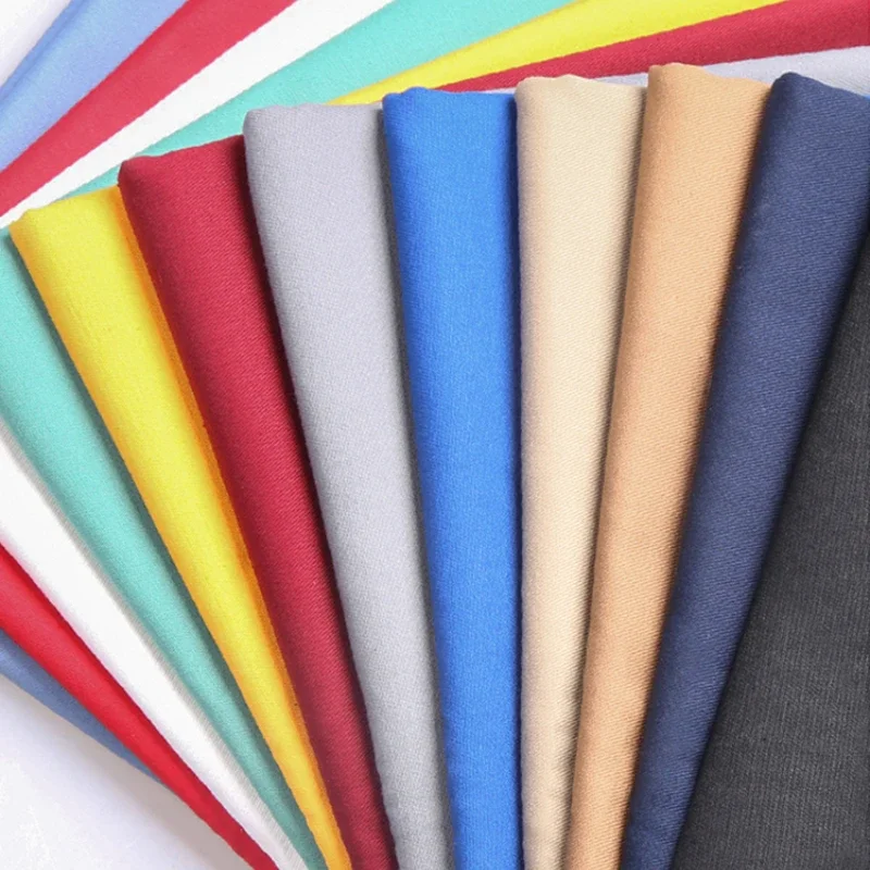 

Ткань из чистого хлопка, саржа, марля, утолщенная ветровка, куртка, брюки, дизайн одежды, модные швейные материалы, оптовая продажа, ткань