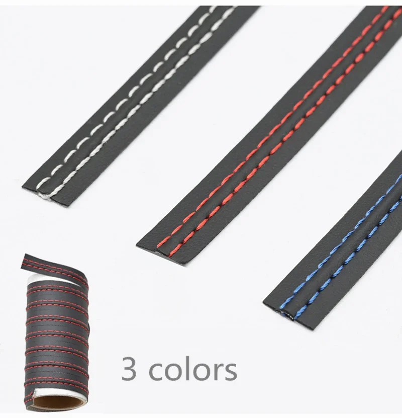 

Car Self-adhesive Moulding Trim Car Interior Dashboard Leather Decoration Line DIY Braid Strip Car Style Decoration