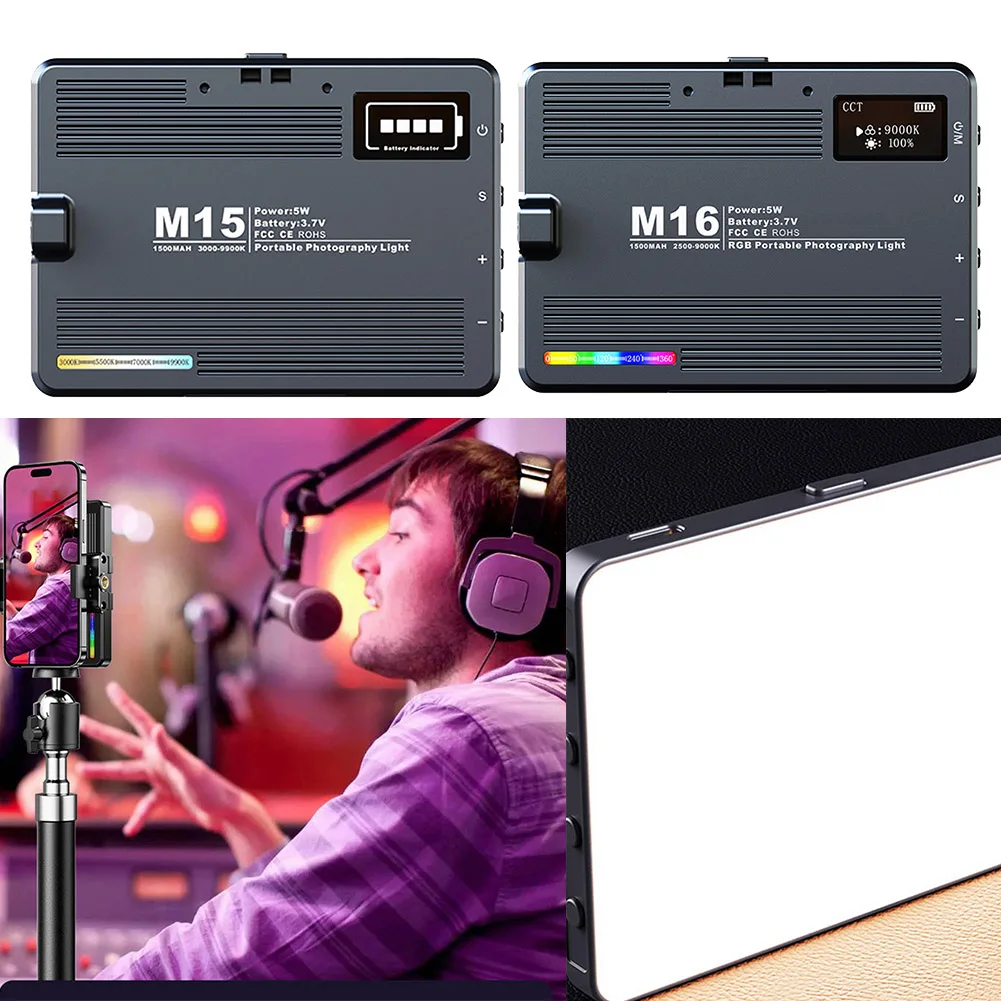 3000-9900K 1500 мАч перезаряжаемая мягкая Фотографическая фотопанель