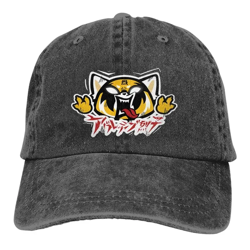 

Y2K Summer Cap Sun Visor Hip Hop Caps Aggretsuko Aggressive Retsuko Cowboy Hat Peaked Hats