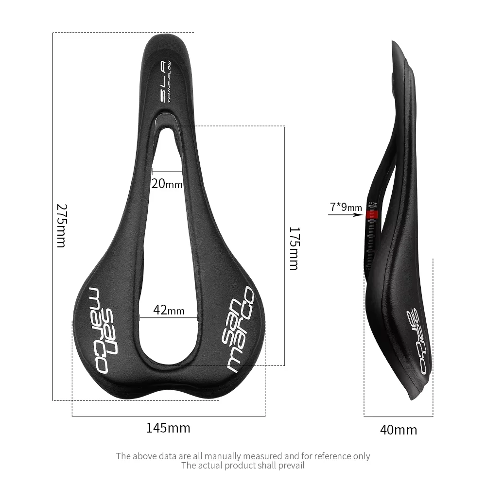 San Marco Fahrradsattel, Vollcarbon, hohl, Rennradsitz, Outdoor, Radfahren, Sport, Kissen für Damen und Herren, Fahrt, Radfahren, Teil – Detail 3
