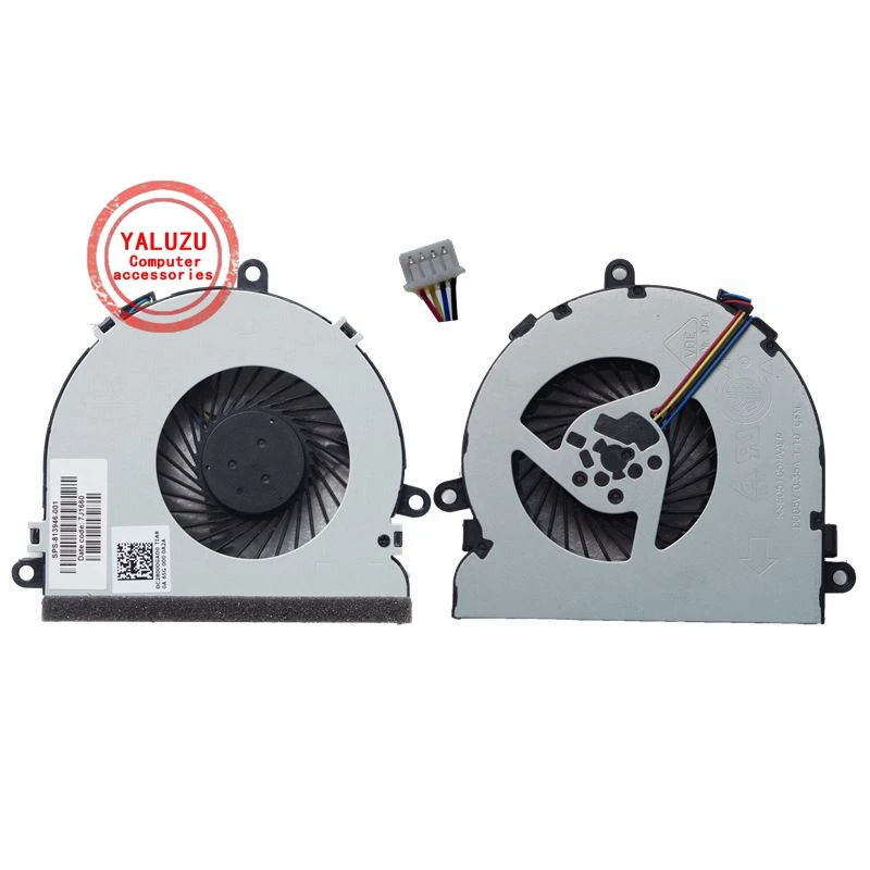 

YALUZU NEW CPU Cooling Fan For HP 15-AC 15-AF 250 G4 15-AC121TX 15-AC121DX 813946-001 DC28000GAF0FCC2 DFS561405FL0T