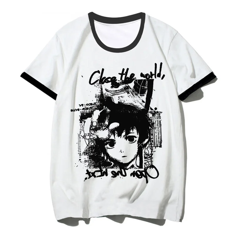 serial experiments lain tshirt t shirt male y2k casual grunge japanese print tshirt t-shirt streetwear