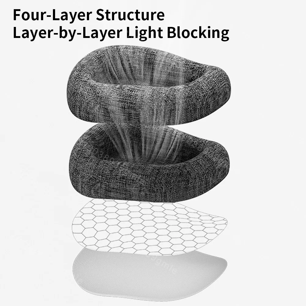 

3D Sleeping Eye Mask Block Out Light Slaapmasker Eye Shade Blindfold Sleep Mask for Eyes Sleeping Aid Mask Eyepatch Adjustable
