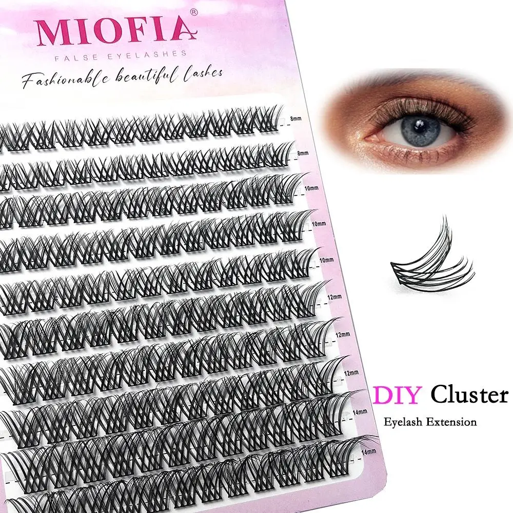 Cluster Lashes Extension 120 Clusters/1Box Individual Eyelash D Curl 8-14mm Mix Natural Eyelashes makeup Tools Lashes wholesale