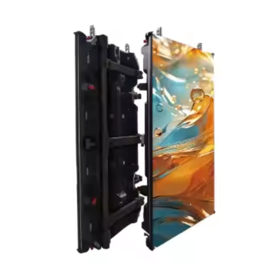 سطوع عالية 3000nits P1.95 P2.6 في الهواء الطلق COB تأجير شاشة عرض LED لوحة حجم 500x1000mm أفضل صندوق تكنولوجيا LED