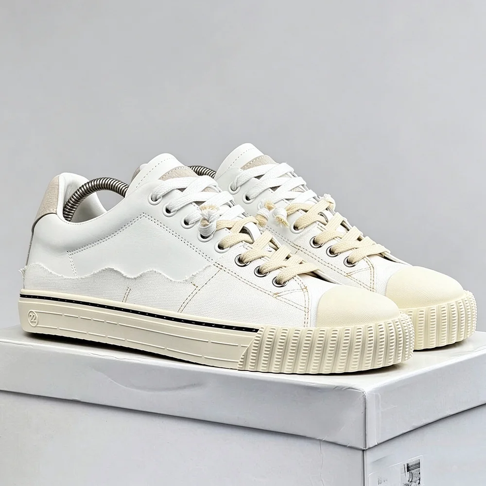 Brand Sale Arrival Color Block Trendy Sneakers British Style Casual Skate Shoes Fashion Couple Footwear
