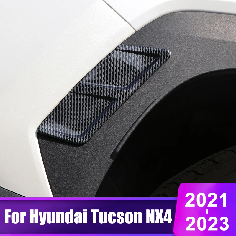 

For Hyundai Tucson NX4 2021 2022 2023 Hybrid N Line Car Body Front Rear Wheel Side Cover Trim Exterior Accessories