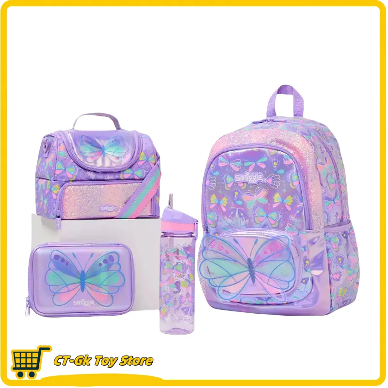 Genuine Australia Smiggle Children Student School Bag Smart And Cute lunch box Large-Capacity Backpack Outdoor Leisure Bag Gifts