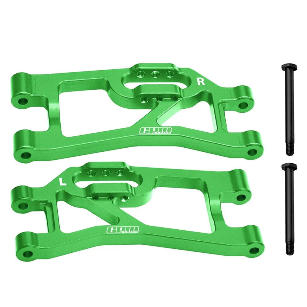 GPM معدن 7075 سبائك الألومنيوم أذرع التعليق السفلي الخلفي 10730 لشاحنة الوحش TRAXXAS Mini Maxx 107154 -1 أجزاء ترقية سيارة RC #4