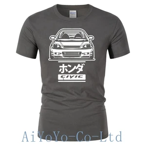 Herren Short Sleeve Casual T-Shirt, Civic 6gen Jdm Jdm Civic T, New Hondaes Typ-R 6rd Car B16 B18 6 Hauptverkäufe Honda Jdm Shirt - №6