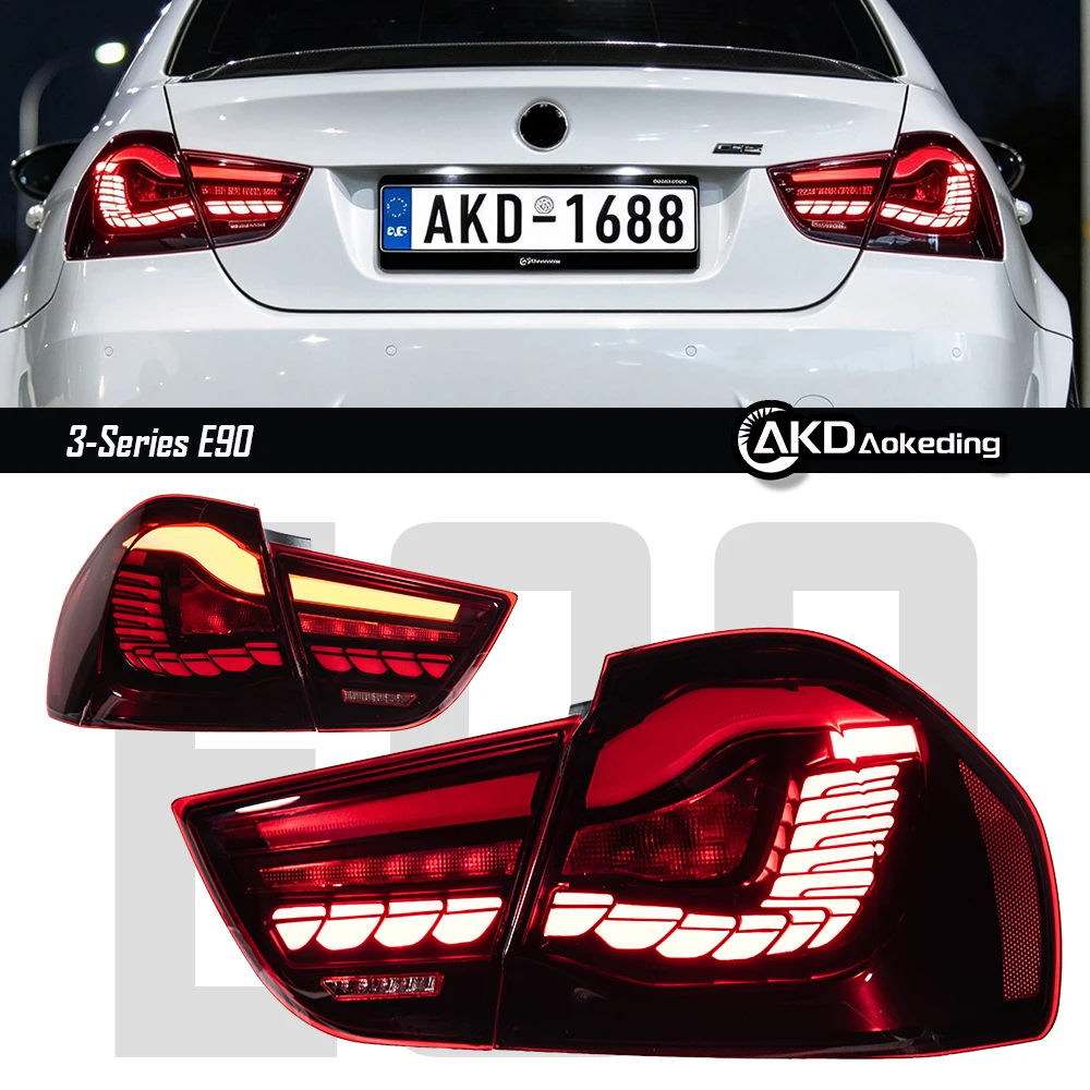 Auto Tail light Parts For BMW E90 2009-2012 318i 320i 323i latest Styling  DRL brake reversing light Car Accesorios Modified