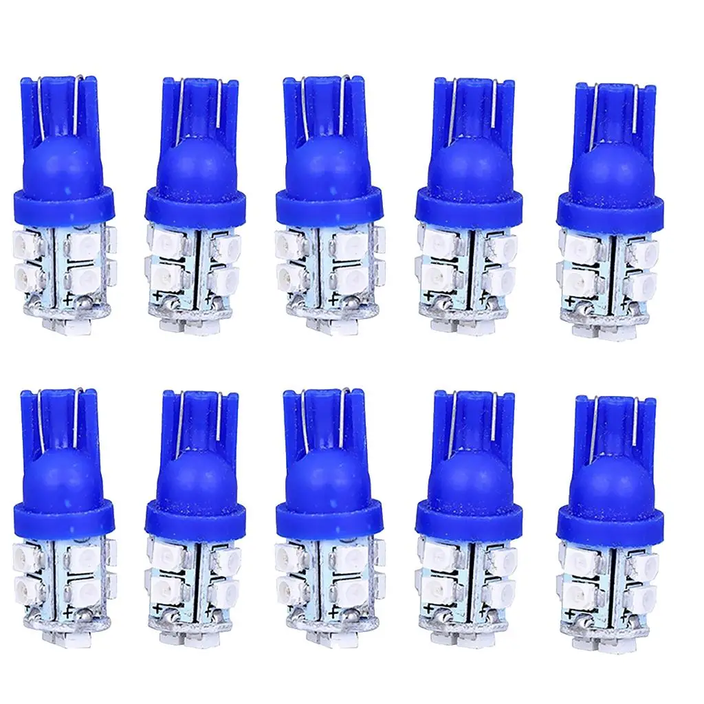 10Pcs Car Interior light T10 3528 10SMD LED Car Dome Festoon Bulb Lamp 28mm