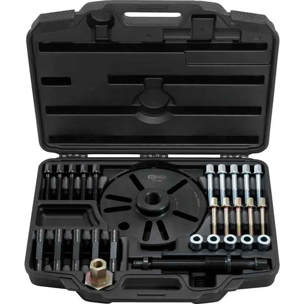 

Tools Automotive General Purpose Wheel Bearing Puller, Truck + Commercial Vehicle, 28 Pieces